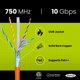thumbnail image 2 of Cable Ethernet TRUE CABLE Cat6A, elevador blindado de 1000 pies, naranja, 2 of 7