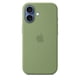 thumbnail image 3 of Funda para iPhone 17 de Apple en silicona con MagSafe color musgo claro, 3 of 6