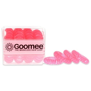Goomee - El Conjunto De Lazos Para El Cabello Sin Marcas - Rosado De Para Mujeres - Lazo Para El Cabello