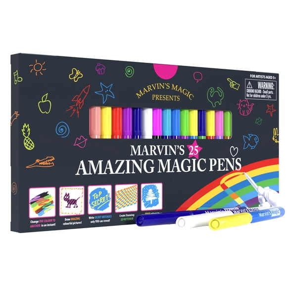 Marcadores Mágicos Marvin's Magic Original x25 Cambian de Color