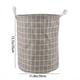 thumbnail image 1 of 1pc Round Dirty Clothes Basket, Laundry Basket, Portable Dirty Clothes Hamper, 1 of 3