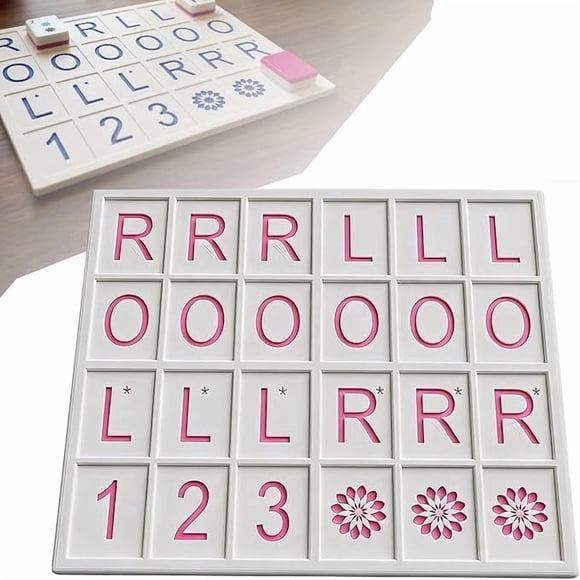 Tablero de práctica de mahjong expgaze para juego en solitario 19 x 16 cm