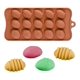 thumbnail image 4 of 2 Moldes Para Chocolates Silicona Huevo Pascua Molde Huevito Marrón, 4 of 6