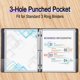 thumbnail image 4 of Fundas para archivador Antner pack de 8 unidades tamaño carta con cremallera de PVC, 4 of 8