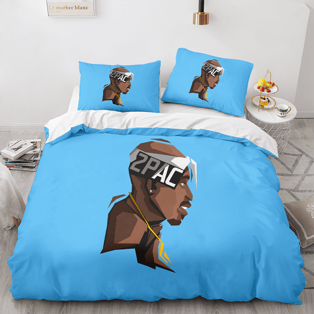 Bedding Set Tupac Amaru Shakur Bed Set Aldult Kid Bedroom Duvetcover Sets 3