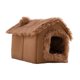 thumbnail image 3 of Caseta Para Perros Suave Con Forma De Cueva Cálida Extraíble Y Multifuncional Con Cojín Marrón S, 3 of 5