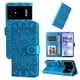 thumbnail image 5 of Funda tipo cartera FOXDOCK para Xiaomi Poco M5 4G , diseño girasol en relieve, cuero PU, cierre magnético, soporte y tarjetero, 5 of 5
