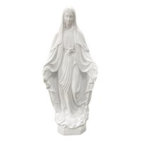 Bothyi - Estatuilla De La Madre María, Adorno De María, Figura Religiosa Para La Decoración Del Escritorio Del Hogar, Estilo B Blanco