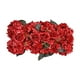 thumbnail image 4 of Panel De Pared De Flores Artificiales, Decoración De Paneles De Flores De Rosas Rojas De Seda Para Boda, 52cm X 28cm, 4 of 5