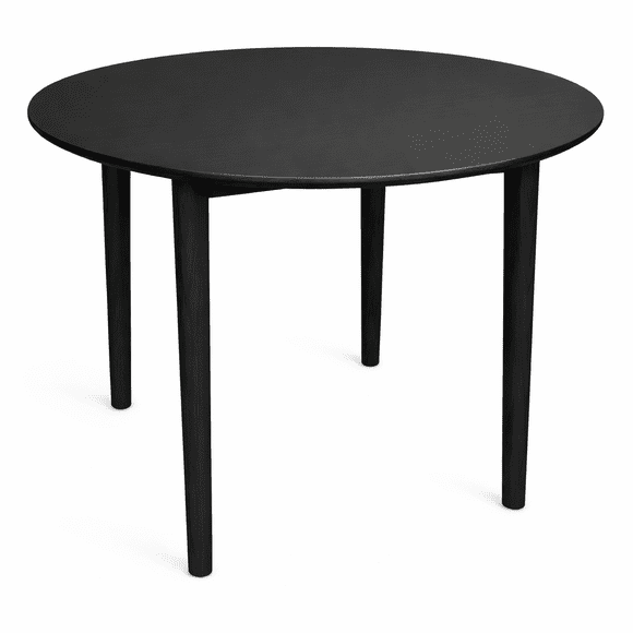 Mesa Vema Redonda Wood 80cm - Negro