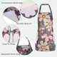 thumbnail image 3 of Delantal DILLMAN 2 unidades floral impermeable ajustable, 3 of 9