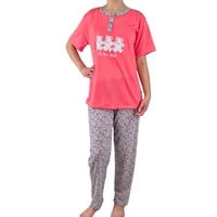 Likeshop - Pijama Mujer Verano Manga Corta Y Pantalon 537