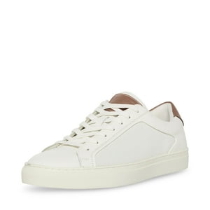 Zapatilla Steve Madden Finneas Para Hombre, Piel Blanca, Talla 8.5Us