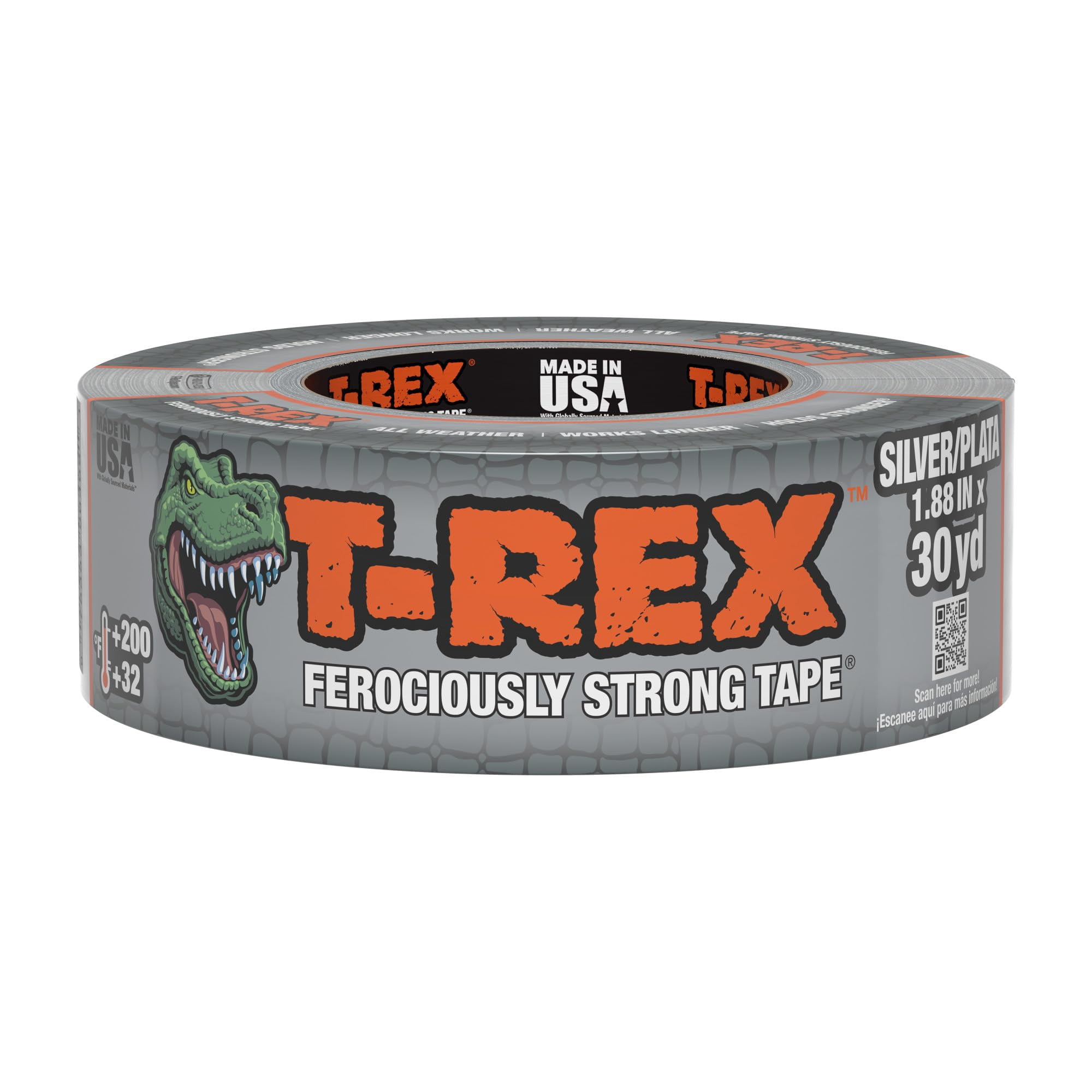 Cinta Adhesiva T-rex, Resistente A Los Rayos Uv, Impermeable, 48 Mm X 27 M