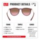 thumbnail image 3 of Gafas de sol Ray-Ban RB4171 Erika Violeta/Marrón - Kit, 3 of 7