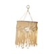 thumbnail image 2 of Pantalla De Lámpara De Macramé Tejida A Mano Estilo Bohemio Con Borlas Para Oficina, Sala De Estar, Altura De 65 Cm, 2 of 5