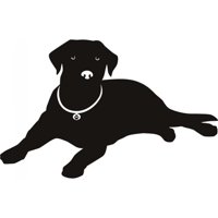 Rienda Libre Graphics - Decomural Labrador Dog Pet Animals Ws-17448