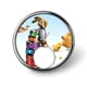 thumbnail image 1 of Hop-Theme Round Button Badge: Premium Metal Construction, Ideal for High-End Events 2.8 cm, 1 of 6