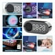thumbnail image 4 of Reloj Digital Despertador Led Con Bocina Bluetooth Y Radio Negro, 4 of 7