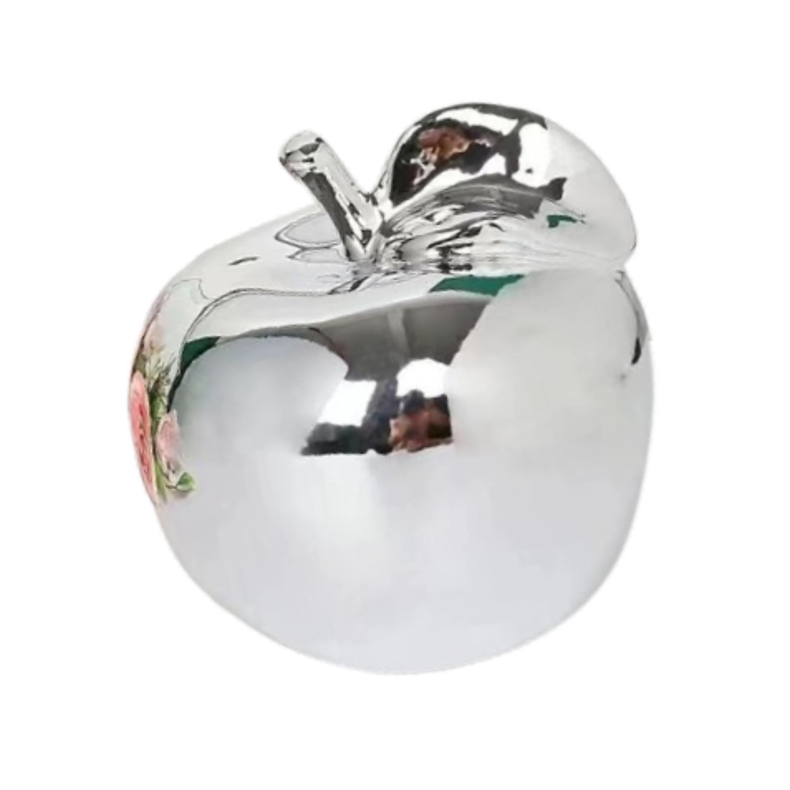 Magideal - Estatua De Escritorio De Escultura De Frutas Regalos Ideales Decoración Delicada Ornamento De Figura De Cerámica Coleccionable Para Restaurantes De Of Plata