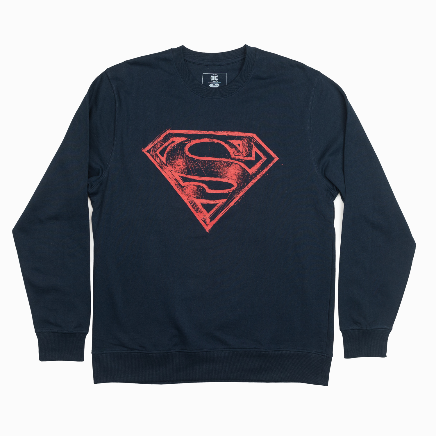 Poleron Hombre Superman Logo Azul Dc Comics