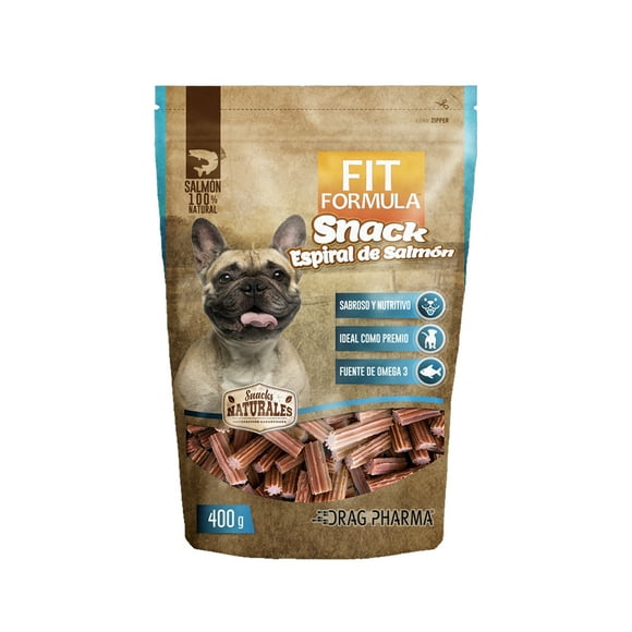 Snack Para Perros Espiral De Salmon 400 G