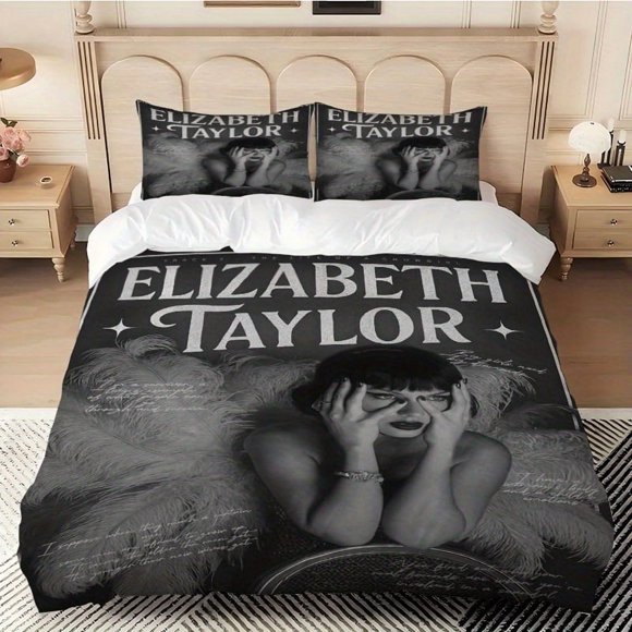 T-Swifties Vintage Art Poster Printed Bedding Set 1 Duvet Cover + 2 Pillowcases