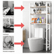 thumbnail image 2 of REPISA ORGANIZADOR MADERA Y METAL BAÑO 2 NIVELES 135x50x26 XP-3, 2 of 3