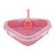 thumbnail image 2 of Bandeja De Arena Para Gatos Con Cuchara, Bandeja De Arena Para Gatos, Bandeja De Arena Triangular Duradera Para Gatos, Color Rosa, 2 of 5