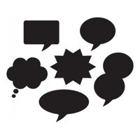 Rienda Libre Graphics - Decomural Speech Bubble Comic Book Set Ws-33411