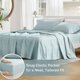 thumbnail image 5 of Juego de sábanas Comfort Spaces Queen 4 piezas azul claro, 5 of 9