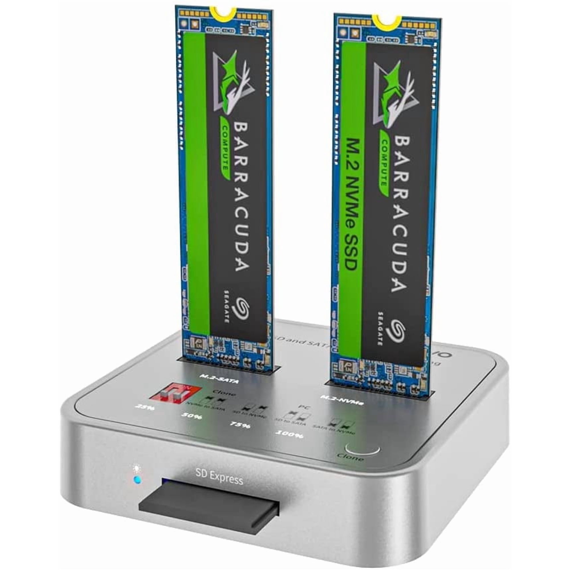 Estación De Acoplamiento Maiwo K3016cl M.2 Sata/nvme Usb-c De 10 Gbps