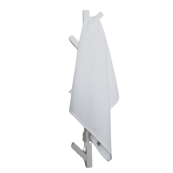 Tuto de Muselina 70x70 cm 100% algodón orgánico - Liso blanco
