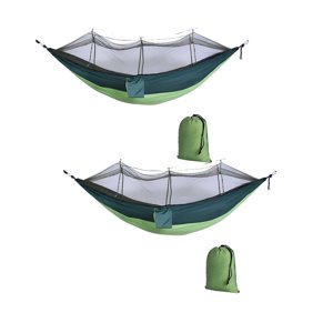 Myl Todo Para El Hogar - Pack 2 Hamaca Con Mosquitero Para Camping Aire Libre