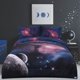 thumbnail image 1 of REGALWOVEN Juego de Edredón Galaxias Fucsia de 3 Piezas para Cama Individual, Juego Acolchado para Todas las Estaciones, Galaxia Fucsia, Incluye 1 Edredón, 2 Fundas de Almohada, 1 of 6
