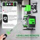 thumbnail image 2 of Laser Level FELLAT 4x360° Autonivelante Green Cross Line, 2 of 8