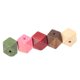 thumbnail image 4 of 30pcs 20mm te?ido pintado geométrico tallado cuentas de madera, 4 of 4