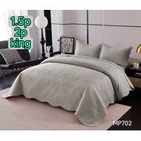 Bella Sophia - Cubrecama 2 Plazas Gris Uter