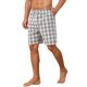 thumbnail image 4 of INSPIRE CHIC Pantalones Cortos de Pijama para Hombre con Cintura de Cordón y Patrón a Cuadros 32 Gris, 4 of 5
