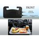 thumbnail image 5 of Bandeja de volante, bandeja de mesa de coche, escritorio con volante para portátil y asiento de vehículo, escritorio para comer portátil, bandejas de coche para comer, color negro, 5 of 7