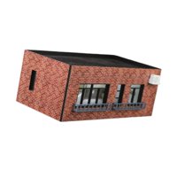 Bothyi - 1/64 Ho Escala Modelo Casa Arena Mesa Decoración Mesa Decoración Modelo Paisaje C