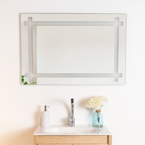 Tuhome - Espejo Broni 60X90 Cm Forma Rectangular