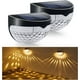 thumbnail image 1 of Pack 4 Aplique Foco Solar 6 Led Decoración Exterior Elegante, 1 of 3