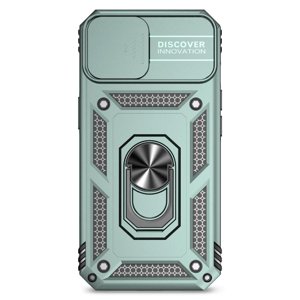 Estuche Gangxun Para Iphone 15 Plus, Soporte Giratorio 360°, Estilo Mecánico Y Magnético