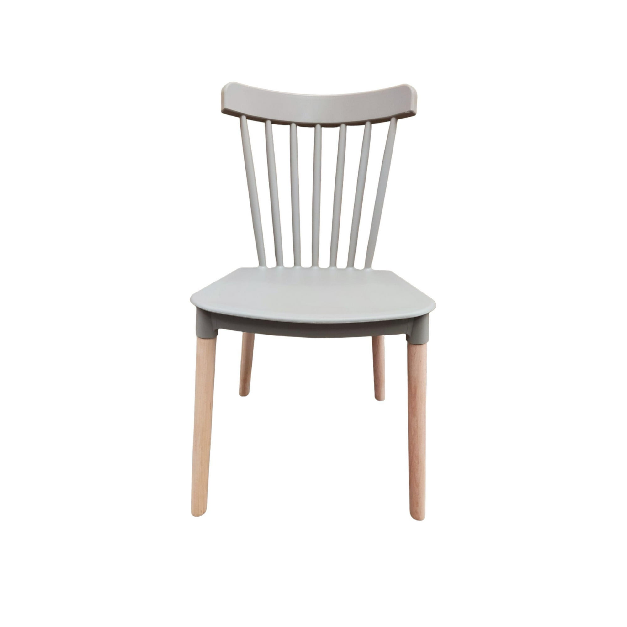 Tododescuento - Pack 4 Sillas Windsor Comedor Gris, Terraza, Restaurant