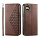 thumbnail image 4 of Funda Flip FOXDOCK para Samsung Galaxy A07 , Estilo Billetera con Diseño Rombo, Correa de Mano y Soporte, Uso Diario, 4 of 6
