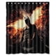 thumbnail image 1 of Cortina de ducha de The Dark Knight Rises, juego de cortina de baño con ganchos, tamaño 60 x 72 pulgadas, 1 of 3