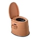 thumbnail image 3 of Inodoro portátil para exteriores, orinal móvil, cubo interior extraíble, inodoro de viaje, inodoro para acampar, para viajes, Camping, interior, hogar Caqui, 3 of 5