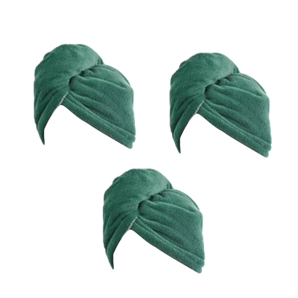 Toallas absorbentes de secado rápido para el cabello: paquete de 3 para mujeres con cabello rizado, largo, húmedo y grueso.