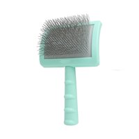 Xusx111 - Cepillo De Perro Para Derramar - Doodle & Poodle Cepillo Slicker Para Perros Y Gatos De Pelo Largo - Detangler Para El Cuidado De Mascotas, Agarre Antideslizante, Alfil Suave (Tamaño Grande